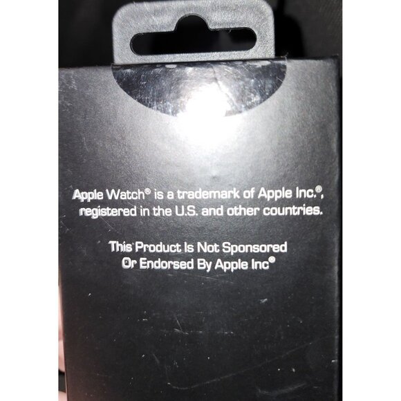 Leather Watch Band Compatible With Apple Watch 42mm & 44mm Brown BNIB - Picture 4 of 5